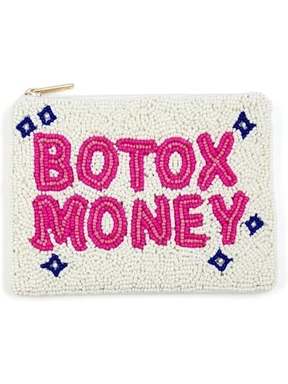 Chic Beaded Coin Purse | Stylish Zipper Pouch Wallet for Cash & Change